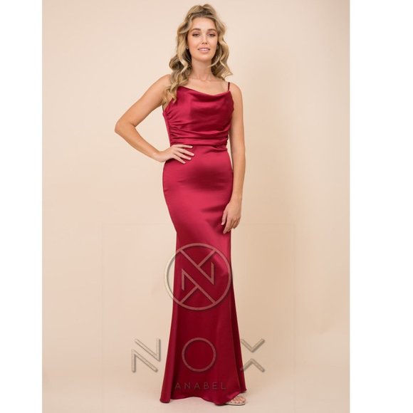 BEAUTIFUL DRESS-C302-BURGUNDY - Picture 1 of 2